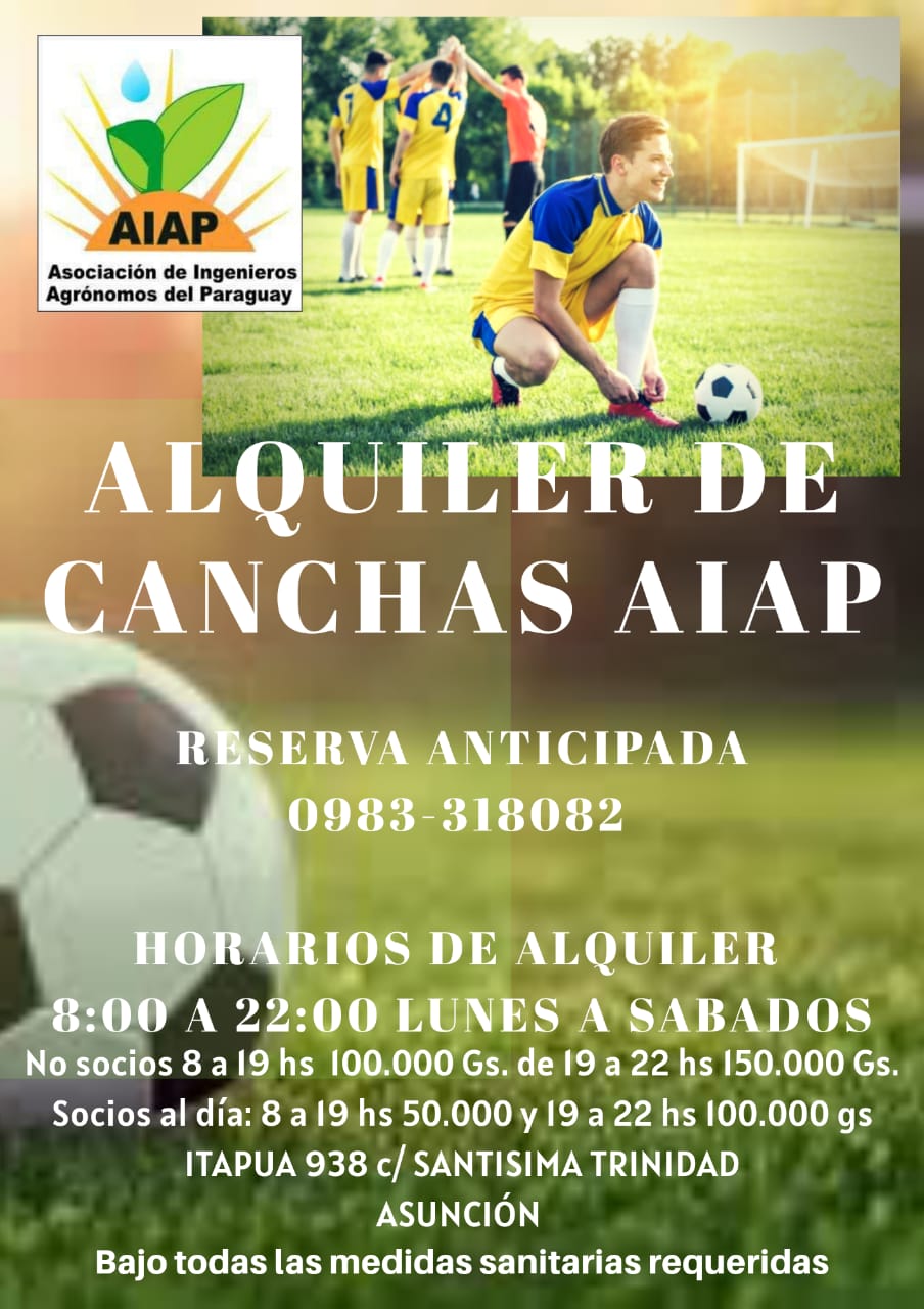 Noticias AIAP ALQUILER DE CANCHAS