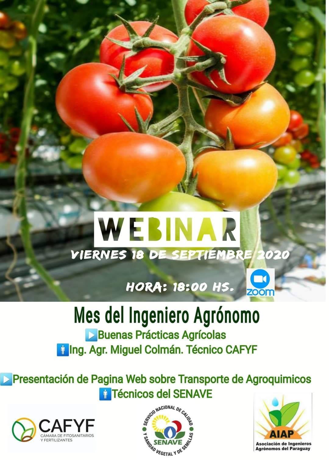 NOTICIAS AIAP WEBINAR BUENAS PRACTICAS AGRÍCOLAS